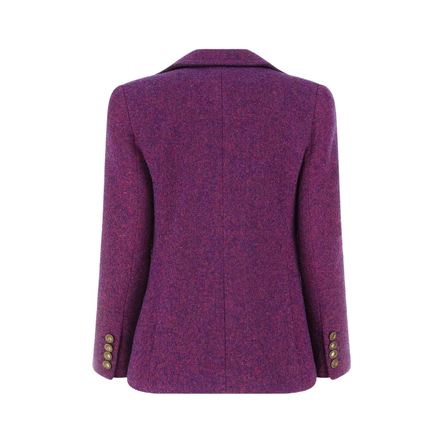 SAINT LAURENT Single-Breasted Tweed Jacket