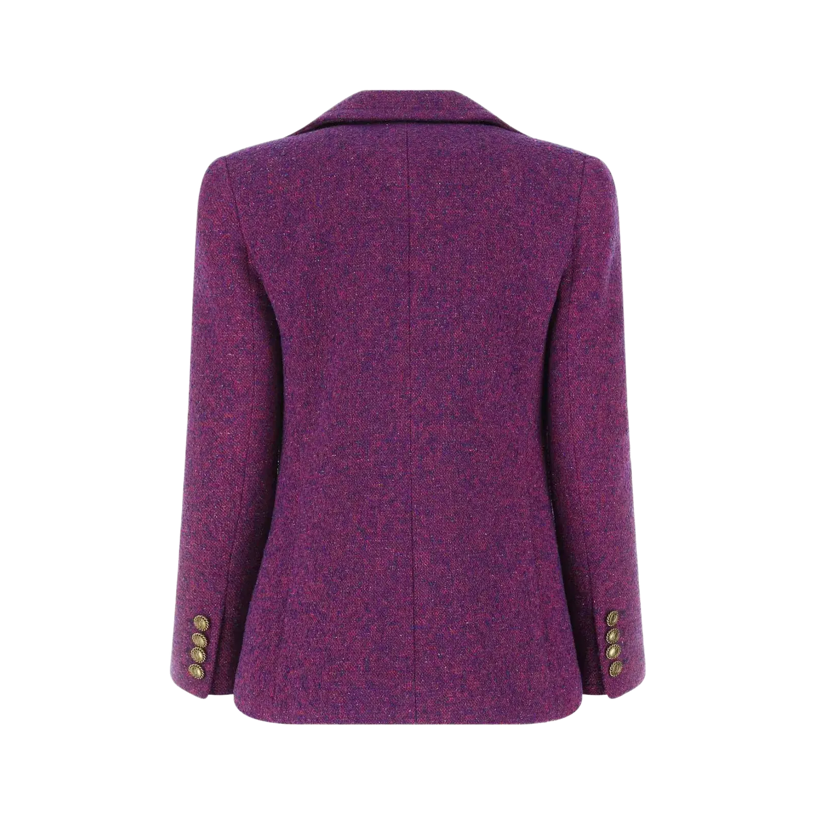 SAINT LAURENT Single-Breasted Tweed Jacket