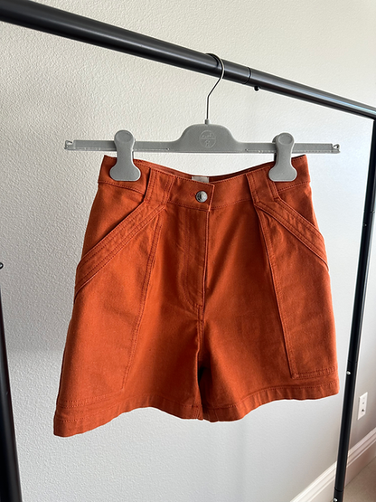 HERMES Shorts in Stretch Denim