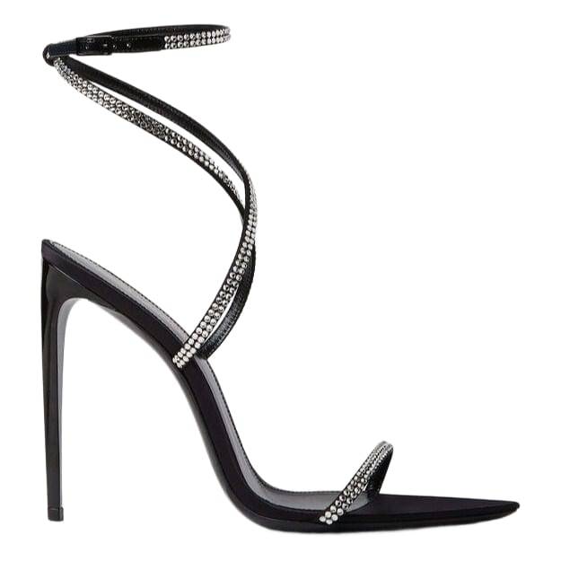 SAINT LAURENT Georgia Sandals In Black