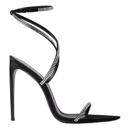 SAINT LAURENT Georgia Sandals In Black