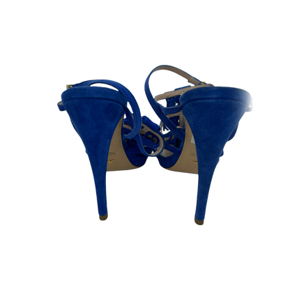 EMPORIO ARMANI BLUE TASSEL HEELS