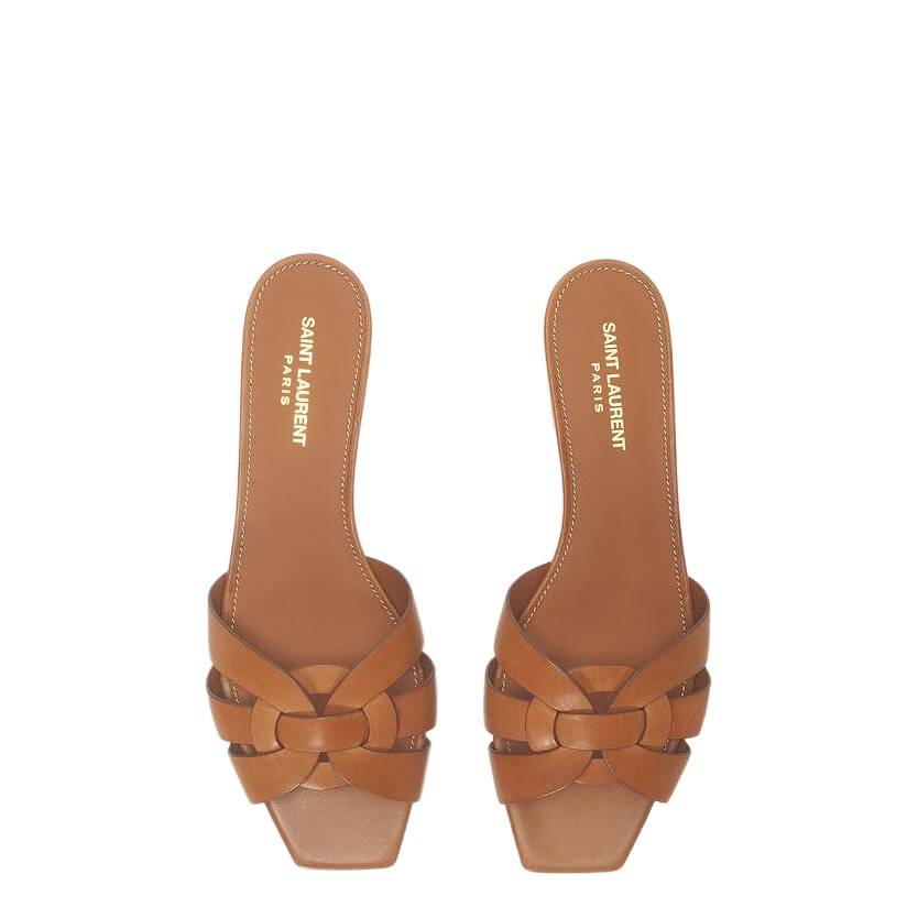SAINT LAURENT Leather Sandals