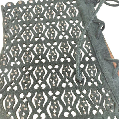 ALAIA Green BOOTS.