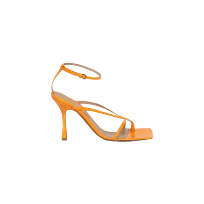 Bottega Veneta  Stretch Leather Strappy Thong Sandals