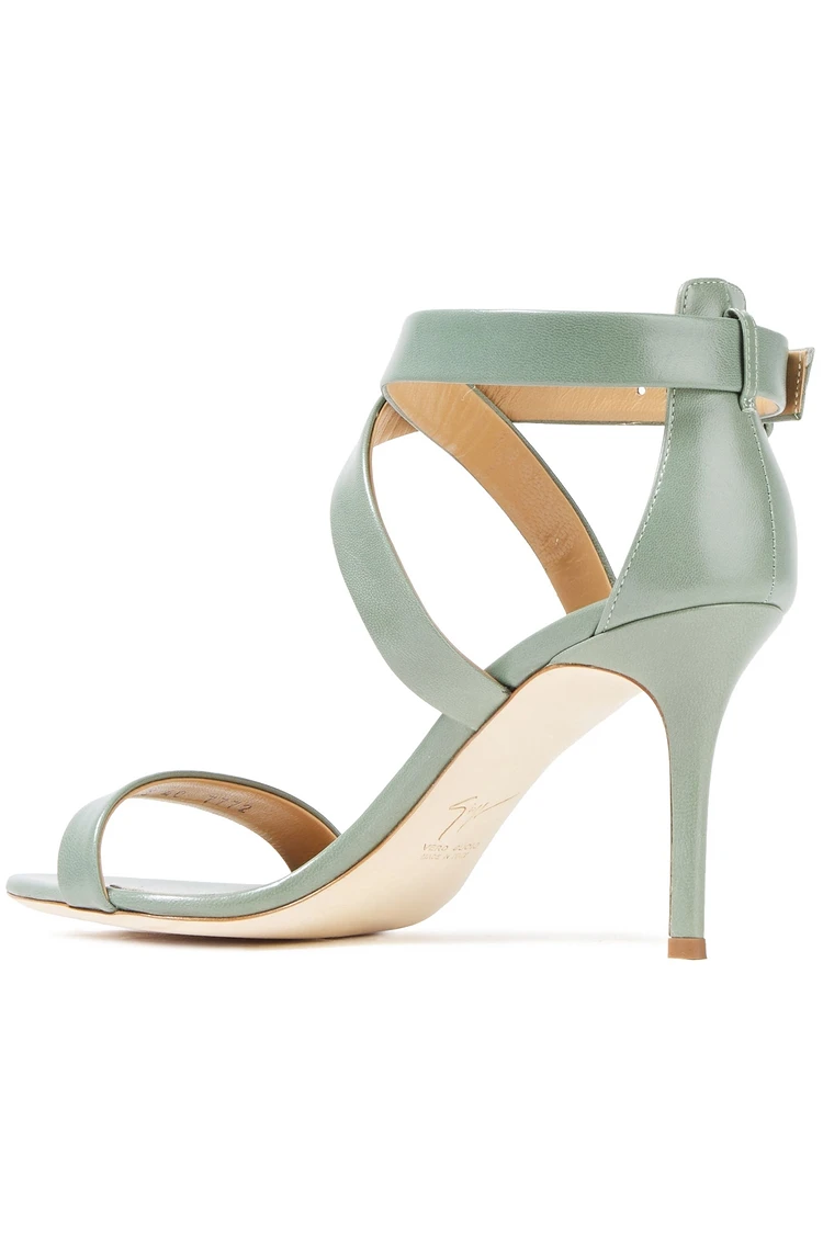 GIUSEPPE ZANOTTI Coline 80 leather sandals