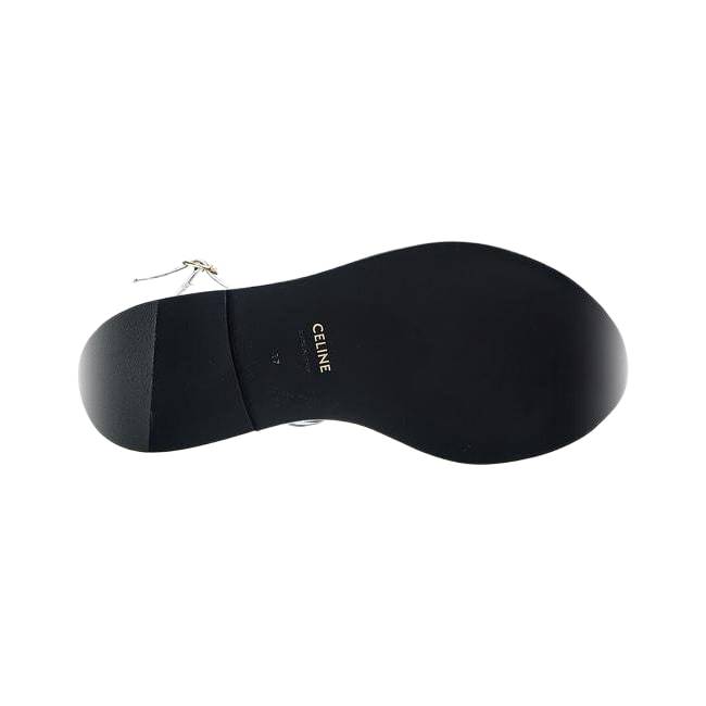 CELINE Triomphe Leather Sandal