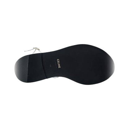 CELINE Triomphe Leather Sandal