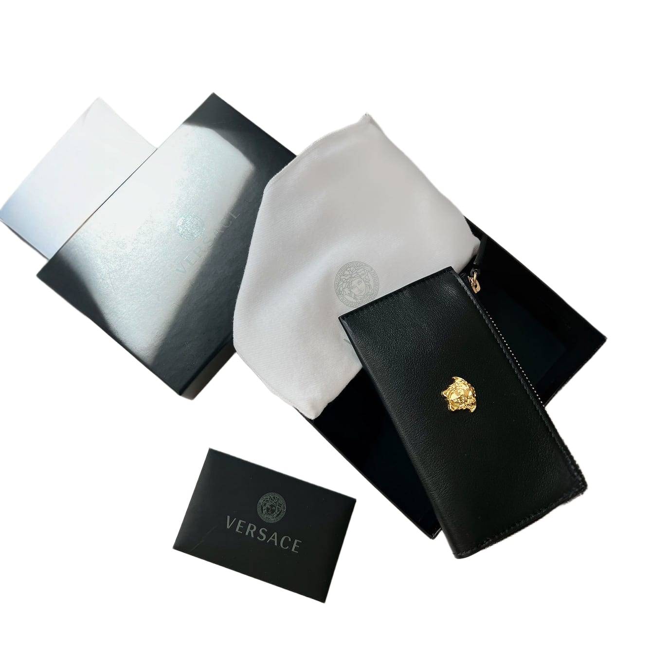 Versace Zip Card Case Wallet