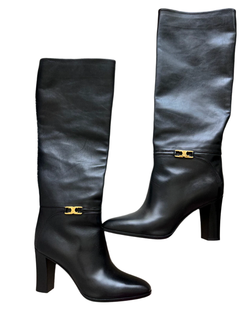 CELINE Boots claude Women Leather Black