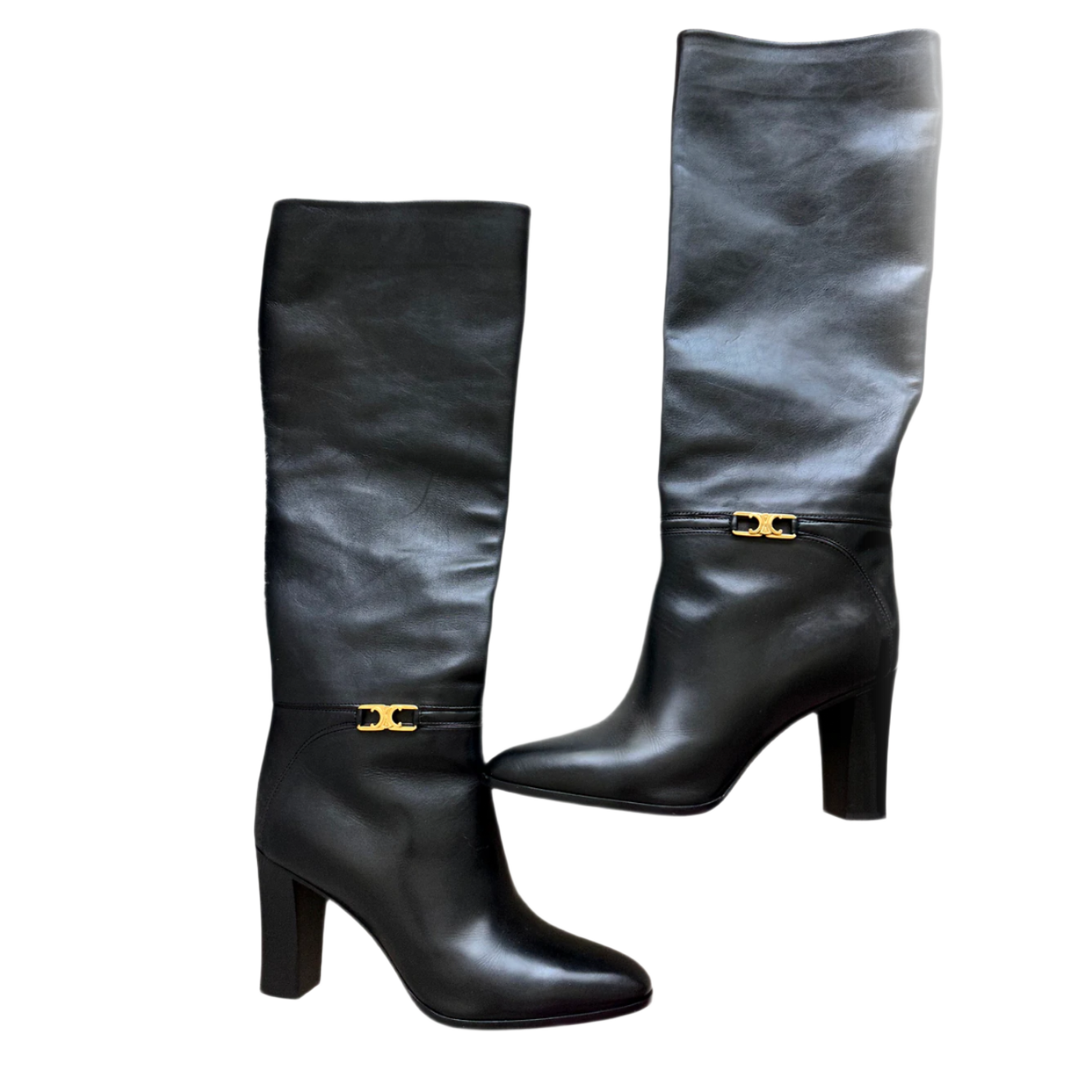 CELINE Boots claude Women Leather Black