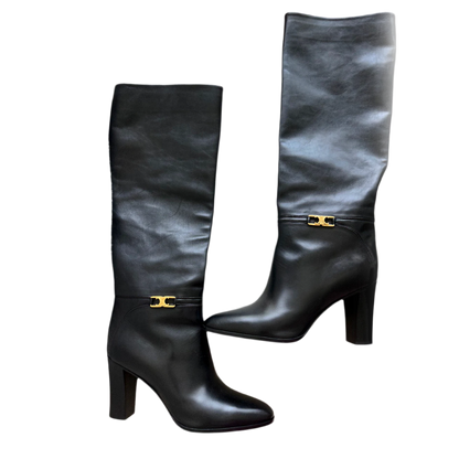 CELINE Boots claude Women Leather Black