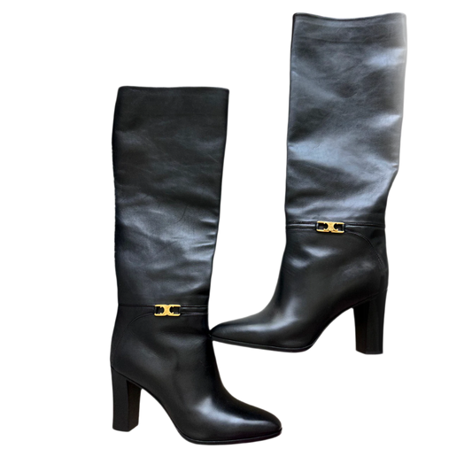 CELINE Boots claude Women Leather Black