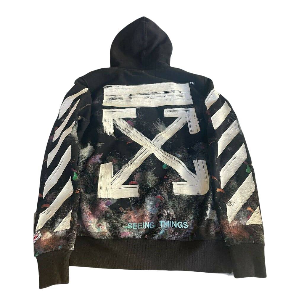 Off-white Galaxy Zipper Hoodie. Size M. Retail Price 1025$