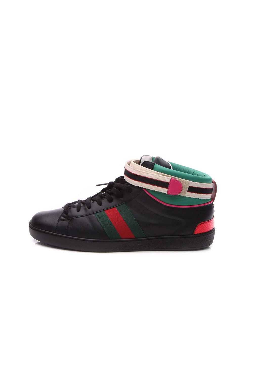 Gucci Stripe Ace High-Top Men's Sneakers