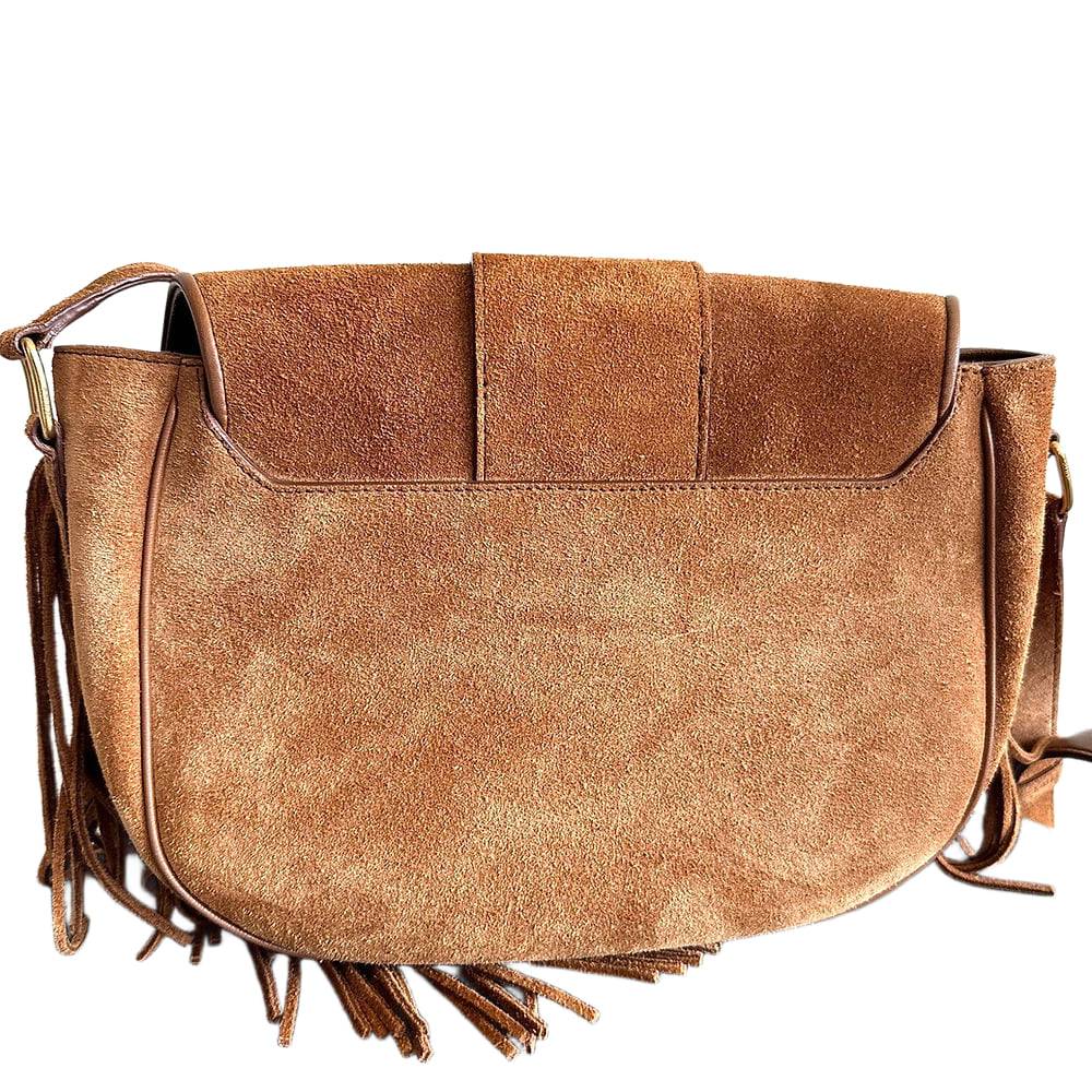 CELINE Camarat Suede Bag