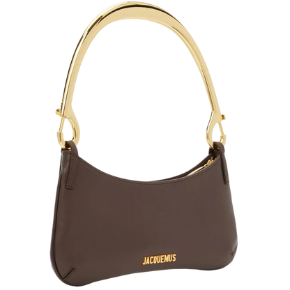 JACQUEMUS Brown Le Raphia 'Le Bisou Mousqueton' Bag