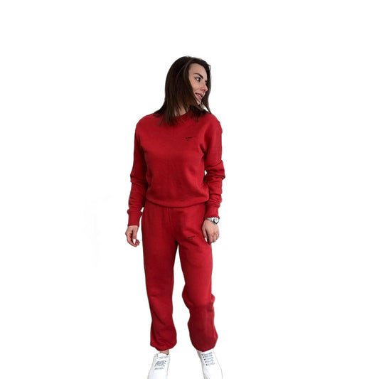 Off-White Sweatpants in Red Cotton