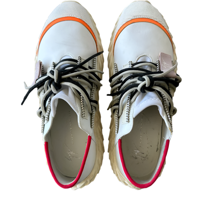 GIUSEPPE ZANOTTI White Leather Sneakers