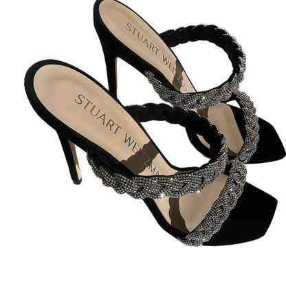 STUART WEITZMAN Suede Sandals