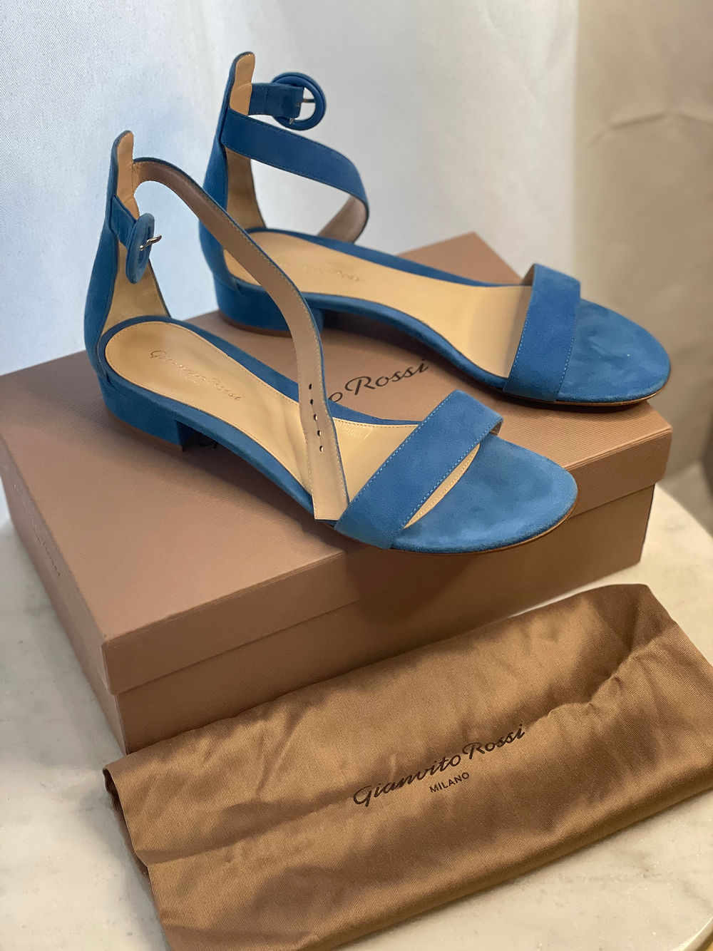 GIANVITO ROSSI Ankle Strap Sandals original Price 595