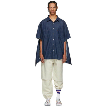 VETEMENTS Navy Levi's Edition Oversized Denim Shirt. Size A. Retail Price 1865$