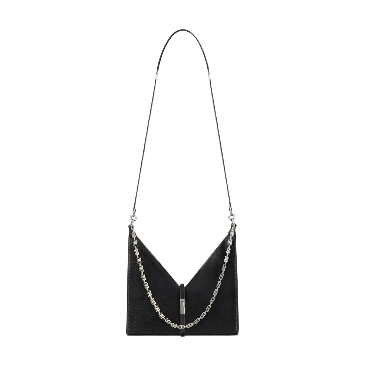 Givenchy Small Cut Out bag in Box leather with chain