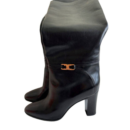 CELINE Boots claude Women Leather Black