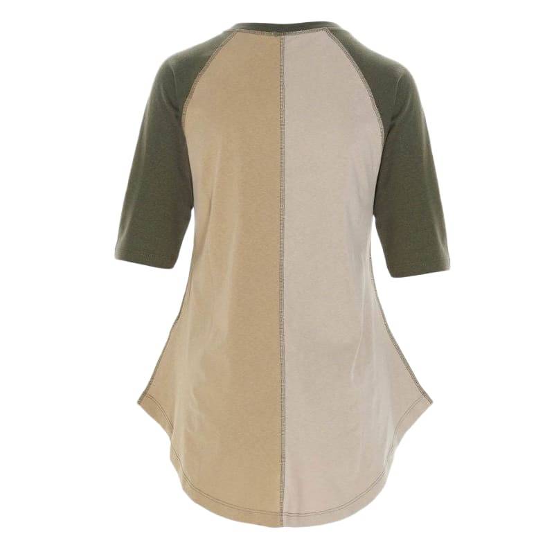 Loewe Anagram t-shirt in beige and army green