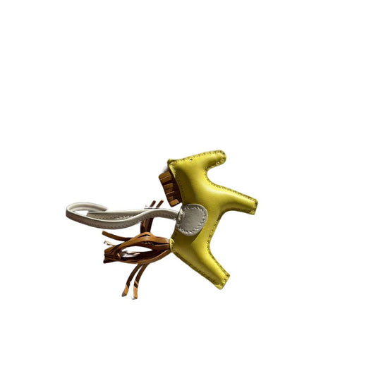 HERMES RODEO PM LIME CHARM