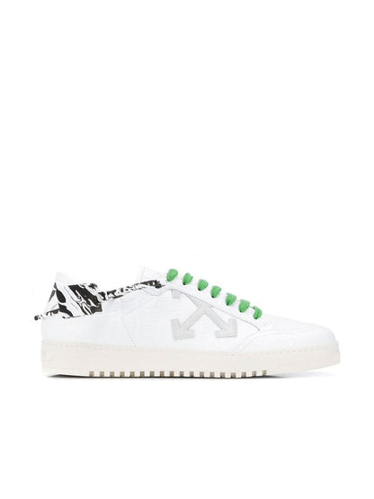 Off-White Croc-Embossed Leather Sneakers