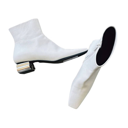 BALENCIAGA TYPO BB ANKLE BOOTS