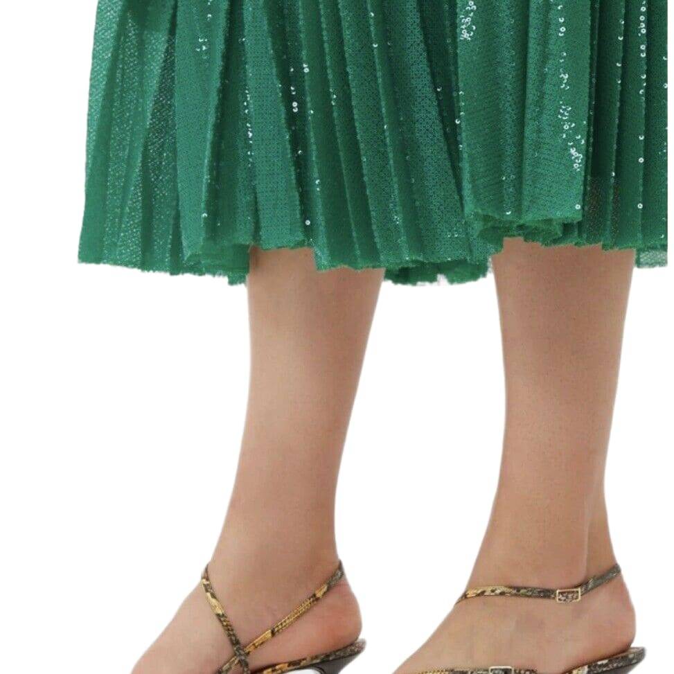 AQUAZZURA Carolyne 60 python-print leather sandals 38.5 Eu/ 8.5 US
