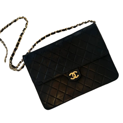 CHANEL Vintage Quilted Matelasse 25 Chain Shoulder Bag
