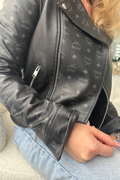 MCM Leather Biker Jacket