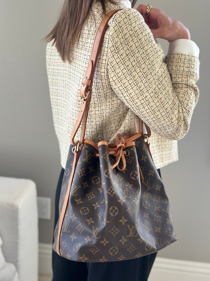 Louis Vuitton Monogram Canvas Petit Noe Bag