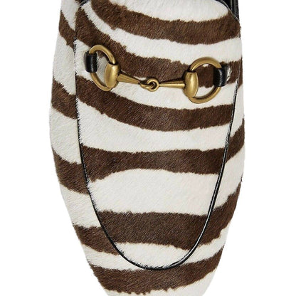 GUCCI Shoes | Gucci Jordaan Loafers Zebra-Print Calf-Hair