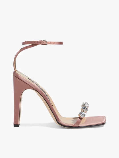 SERGIO ROSSI SR1 Satin  Sandals