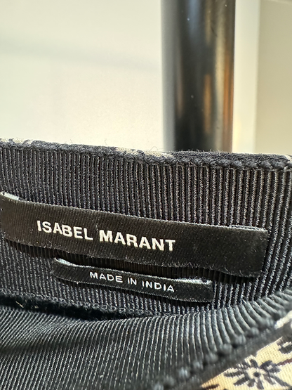 ISABEL MARANT black silk skirt with gathers