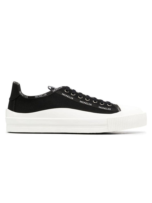 MONCLER Black Canvas Glissiere Sneakers