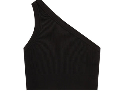 CELINE Silk crop top with underwire