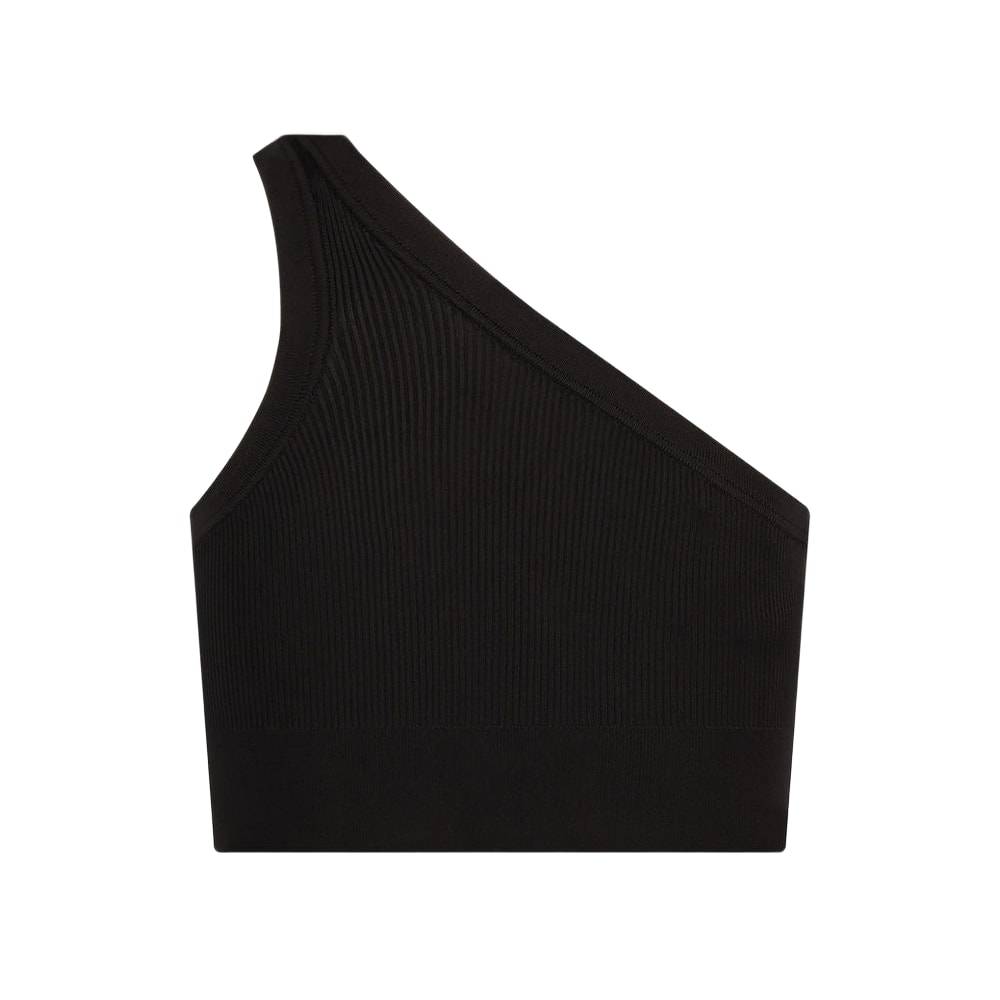CELINE Silk crop top with underwire