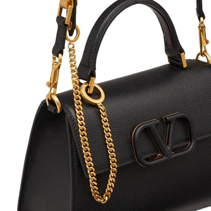 Valentino Garavani Small Vsling Grainy