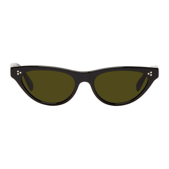 Oliver Peoples Black Zasia Cat-Eye Sunglasses