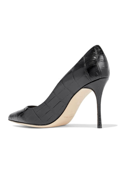 SERGIO ROSSI leather pumps