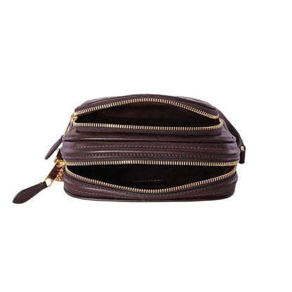 BURBERRY Monogram Leather Camera Bag