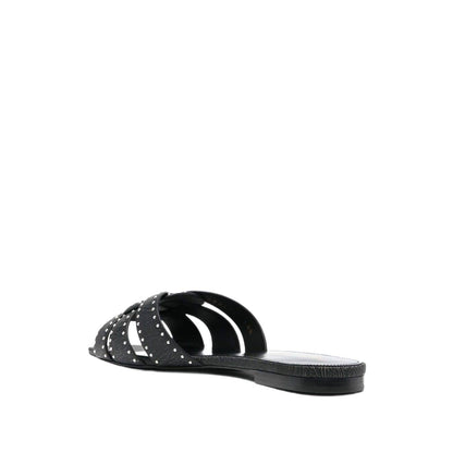 Saint Laurent Tribute Studded Flat Sandals