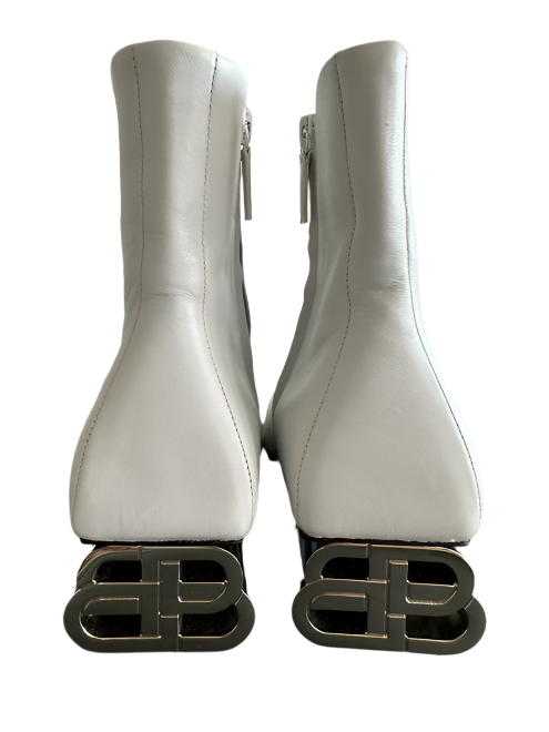 BALENCIAGA TYPO BB ANKLE BOOTS