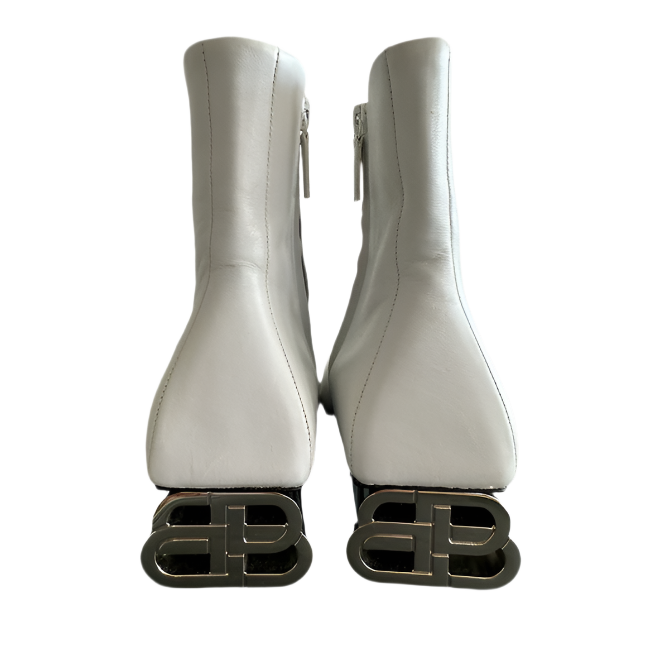 BALENCIAGA TYPO BB ANKLE BOOTS
