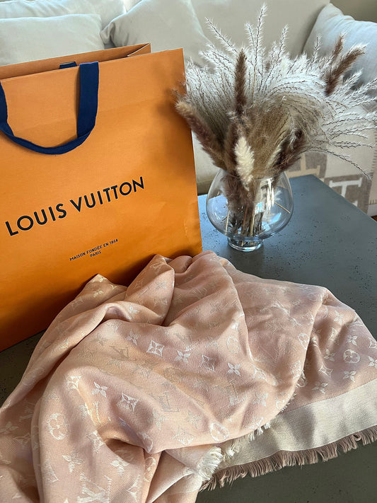 Louis Vuitton Monogram Silk Shawl